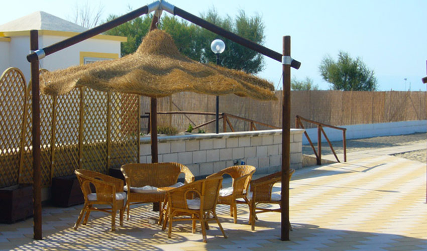 African Straw Gazebo